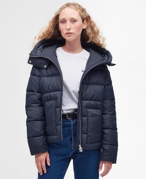 Barbour Ferndale Quilted Jacket Dark Navy | BABO89287