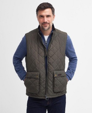 Barbour Fernwood Gilet Dark Olive | BABO87551