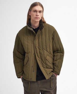 Barbour Field Quilted Jacket Light Sage | BABO87399