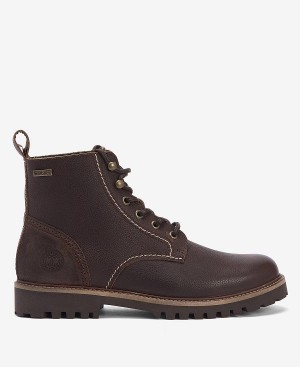 Barbour Foggy Derby Boots Classic Brown | BABO88859