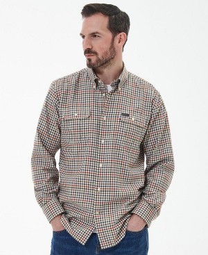 Barbour Foss Regular Fit Shirt Green | BABO87901