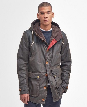 Barbour Game Parka Wax Classic Black/Classic | BABO87255