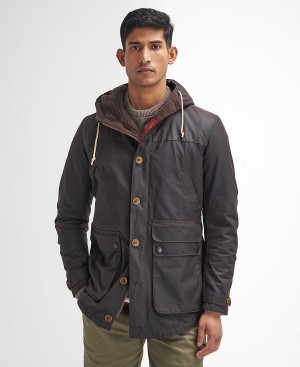 Barbour Game Waxed Parka Olive | BABO87253