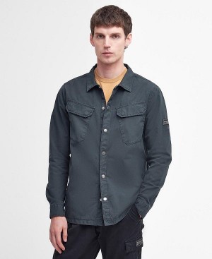 Barbour Gear Overshirt Navy | BABO87972