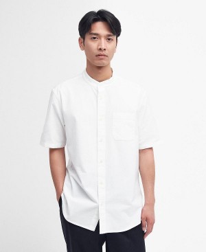 Barbour Gerrard Oversized Short-sleeved Shirt Classic White | BABO87686