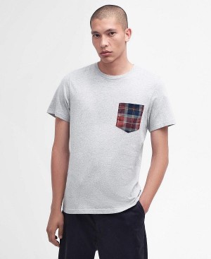 Barbour Goole Pocket T-shirt Grey | BABO88296