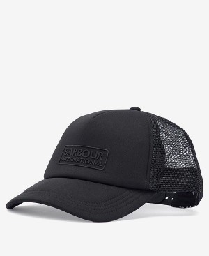 Barbour Heli Trucker Cap Black | BABO89004