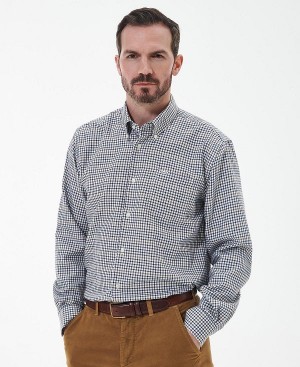 Barbour Henderson Thermo Weave Shirt White | BABO87902