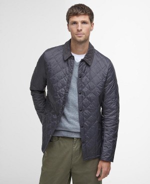 Barbour Heritage Liddesdale Quilted Jacket Charcoal | BABO87361