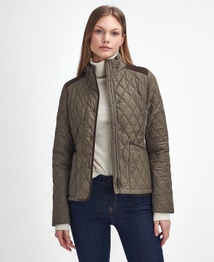 Barbour Highfield Quilted Jacket Winter Moss/Classic | BABO89337