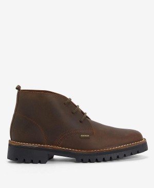 Barbour Hobart Chukka Boots Brown | BABO88871