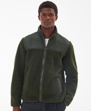 Barbour Hobson Fleece Jacket Green | BABO88705