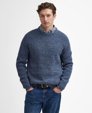 Barbour Horseford Crew Neck Jumper Blue | BABO88665