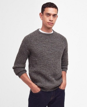 Barbour Horseford Crew Neck Jumper Sandstone | BABO88571