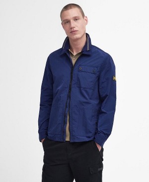 Barbour Inlet Overshirt Navy | BABO87986