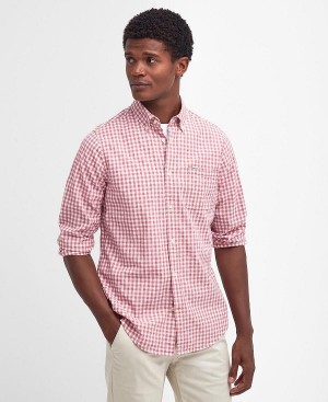 Barbour Kanehill Tailored Shirt Pink | BABO87688