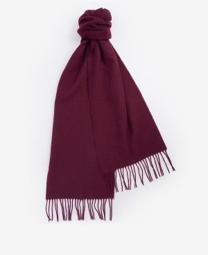 Barbour Lambswool Woven Scarf Warm Ginger | BABO90112