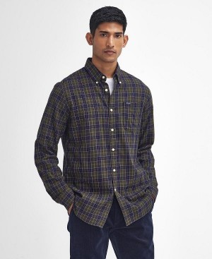 Barbour Lanark Tailored Long-sleeved Shirt Multi | BABO87843