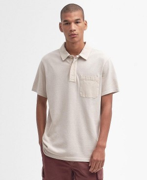 Barbour Liverton Short-sleeved Polo Shirt Rainy Day | BABO88185