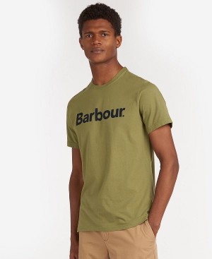 Barbour Logo T-shirt Evergreen | BABO88262