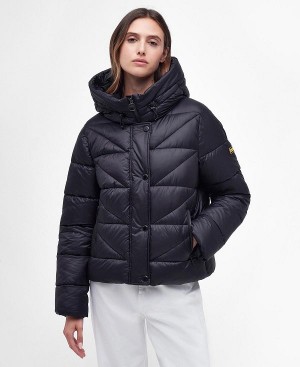 Barbour Lyle Quilted Jacket Black/Black | BABO89273