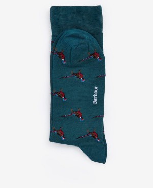 Barbour Mavin Socks Navy/Pheasant | BABO89134