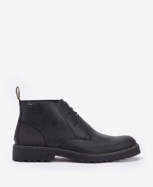 Barbour Maxwell Chukka Boots Classic Black | BABO88862