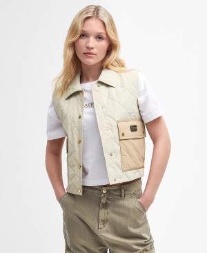 Barbour Mcrae Gilet Whisper White | BABO89454