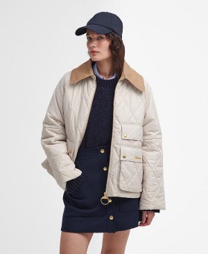 Barbour Milby Quilted Jacket Oatmeal/Ancient | BABO89353