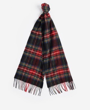 Barbour New Check Tartan Scarf Dk Mackenzie | BABO89087