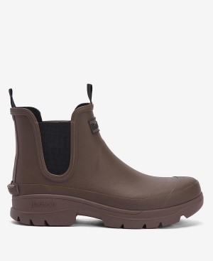 Barbour Nimbus Wellingtons Dark Sand | BABO88924