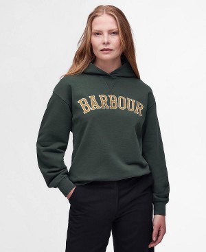 Barbour Northumberland Hoodie Nephrite Green | BABO89787