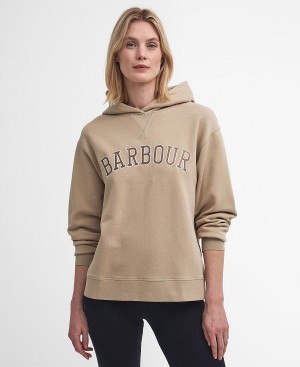 Barbour Northumberland Hoodie White Pepper | BABO89809