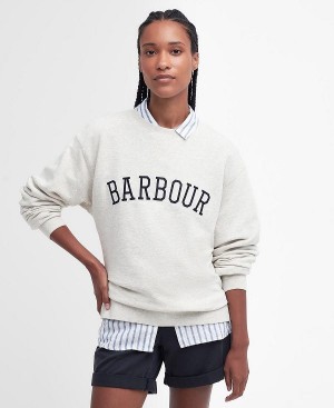 Barbour Northumberland Sweatshirt Grey | BABO89795