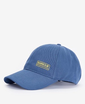 Barbour Norton Drill Sports Cap Washed Cobalt | BABO88972