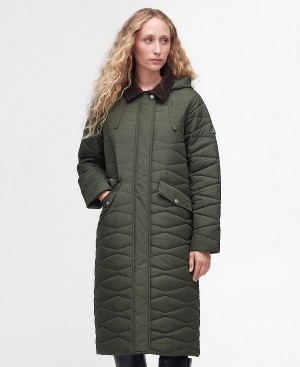 Barbour Oakfield Quilted Jacket Olive | BABO89281