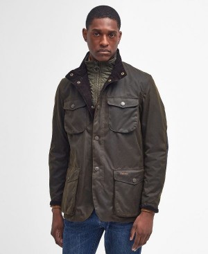 Barbour Ogston Wax Jacket Olive | BABO87252