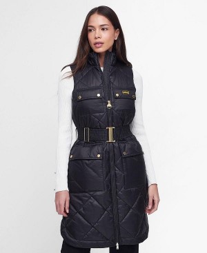 Barbour Orbit Belted Gilet Classic Black | BABO89429