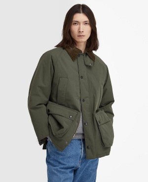 Barbour Oversized Bedale Padded Jacket Green | BABO87498