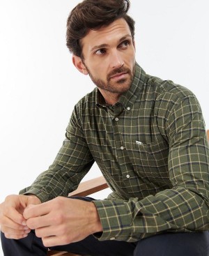 Barbour Pelton Shirt Olive | BABO87930