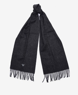 Barbour Plain Lambswool Scarf Seaweed | BABO89101