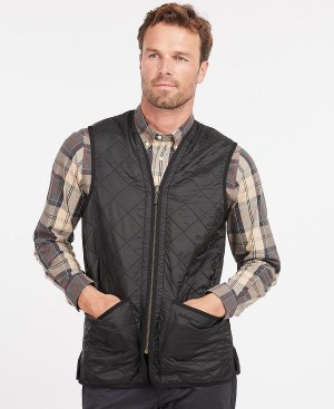 Barbour Polarquilt Zip-in Liner Black | BABO87510