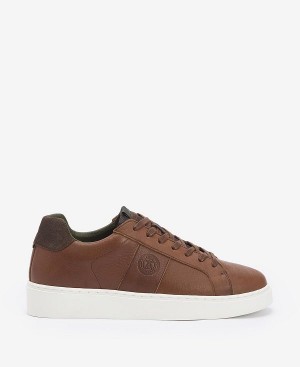 Barbour Ponting Trainers Classic Brown | BABO88889