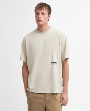 Barbour Portland Oversized T-shirt Mist | BABO88371