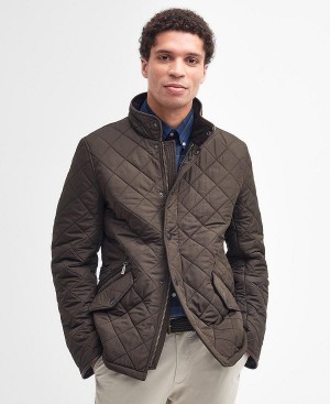 Barbour Powell Quilted Jacket Olive | BABO87342