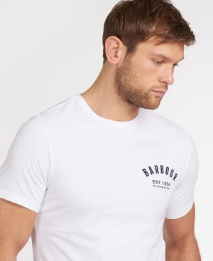 Barbour Preppy T-shirt New Navy | BABO88263