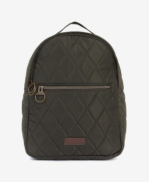 Barbour Quilted Backpack Classic Black | BABO89952