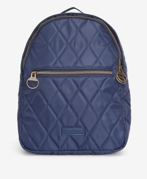 Barbour Quilted Backpack Classic Navy | BABO89974