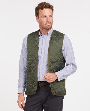 Barbour Quilted Zip-in Liner Olive/Ancient | BABO87516