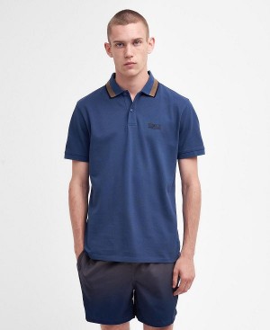 Barbour Re-amp Polo Shirt Blue | BABO88081